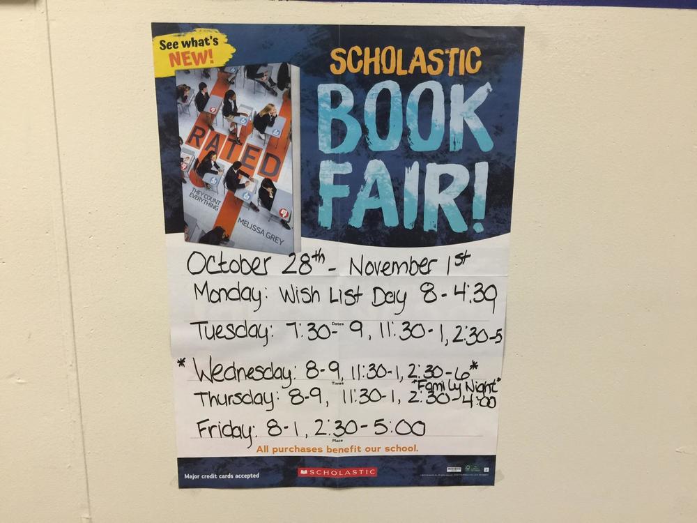 Scholastic Book Fair in Dedham Library - October 28-November 1