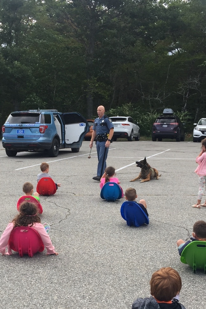 State Police K9 Visits Kindergarten & 1st Grade